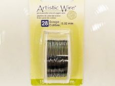 Image de Artistic Wire, fil de cuivre, 0.32 mm, émail vert olive