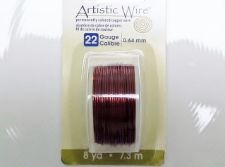 Picture of Artistic Wire, copper craft wire, 0.64 mm, brown enamel